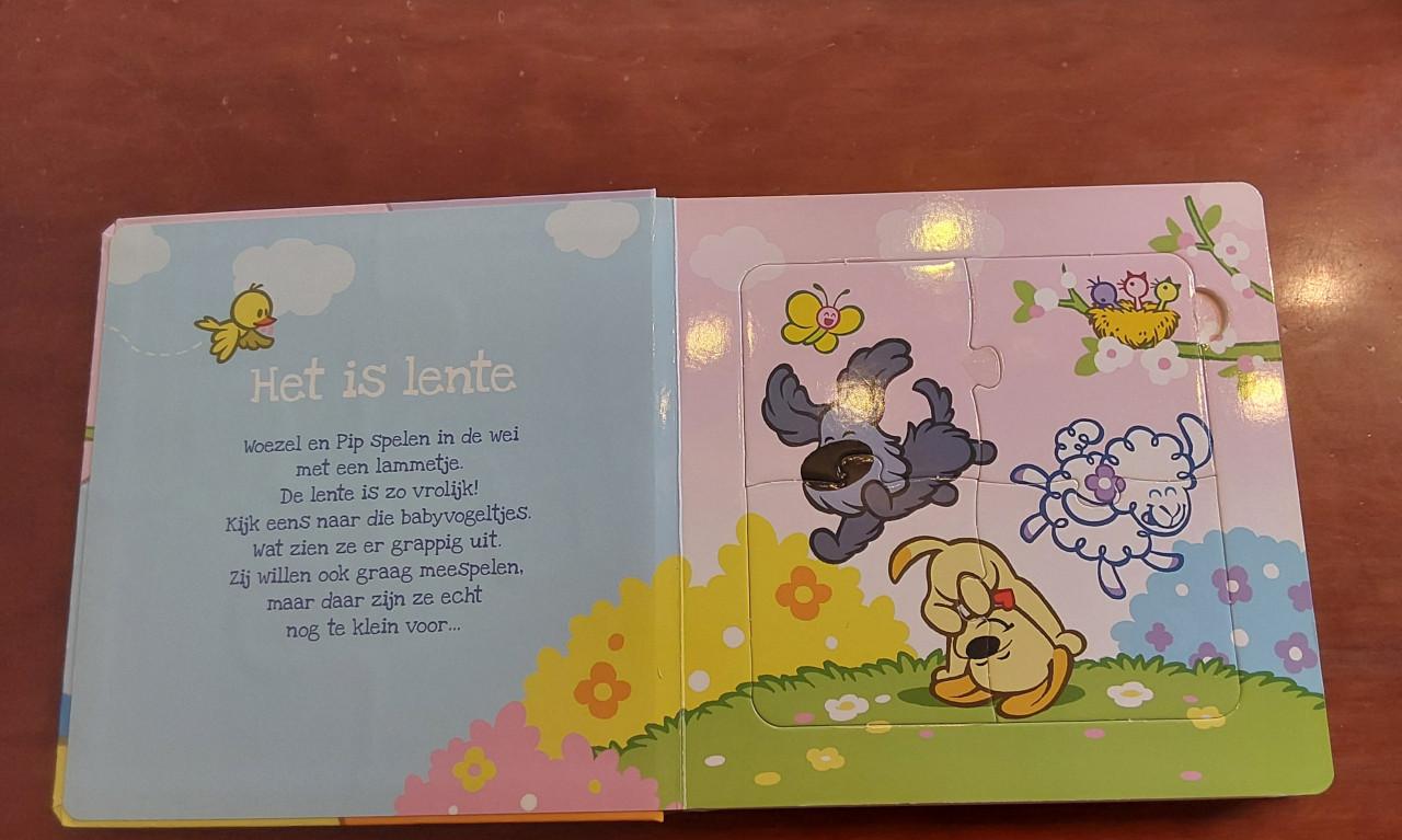 Originele Woezel en Pip puzzelboek