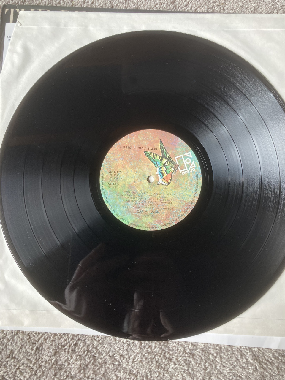 LP Carly Simon The best of Carly Simon ELK 52025