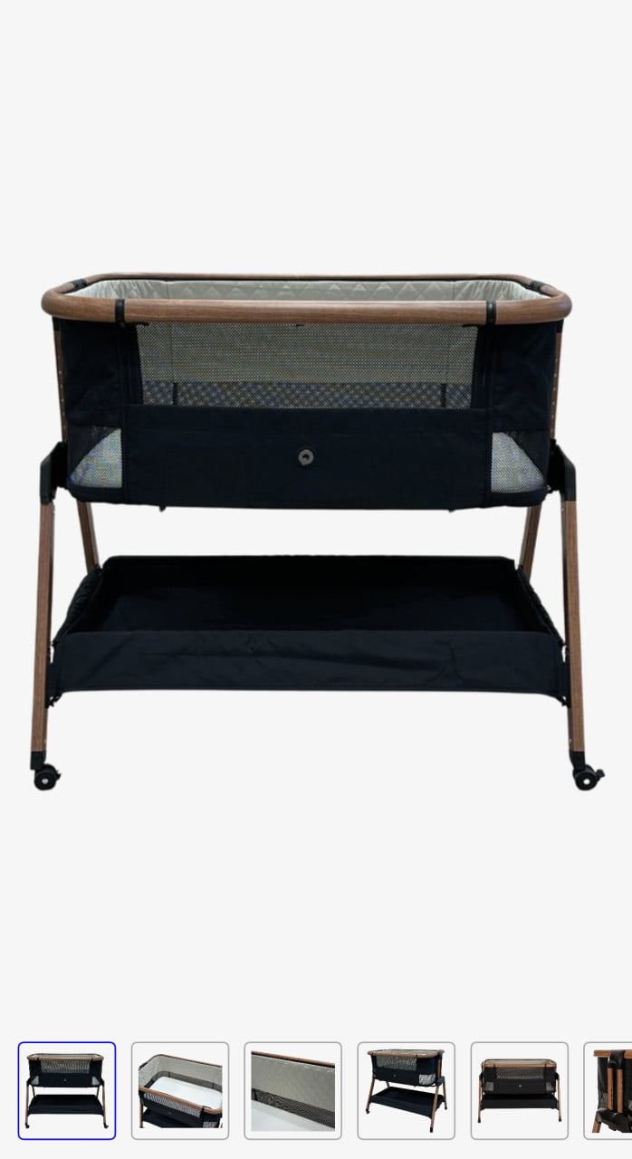Qute Q-Breeze CO-Sleeper woody black