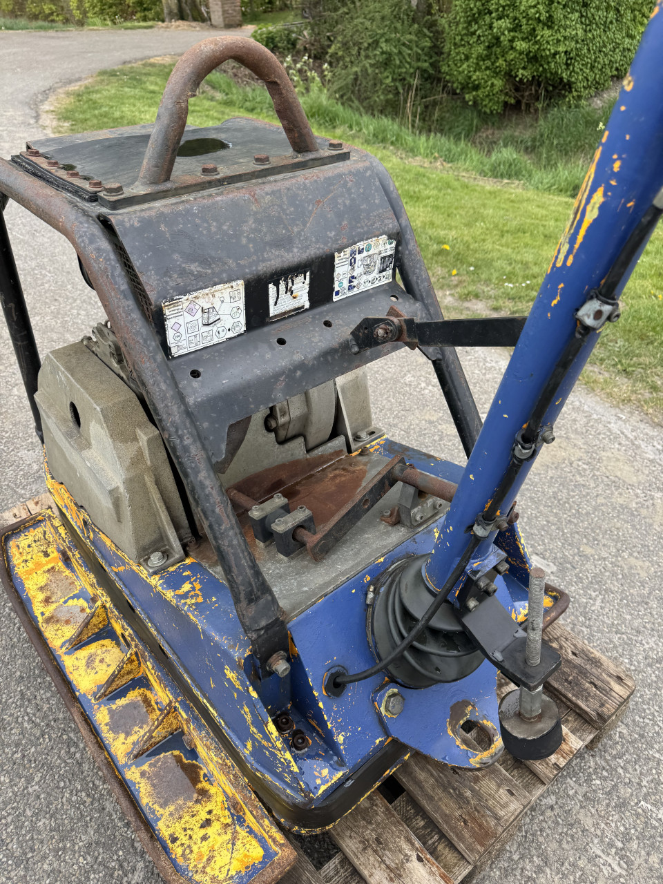 Wacker trilplaat diesel