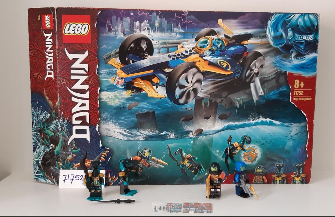 LEGO NINJAGO  71752: Ninja Sub-speeder + 4 minifiguren