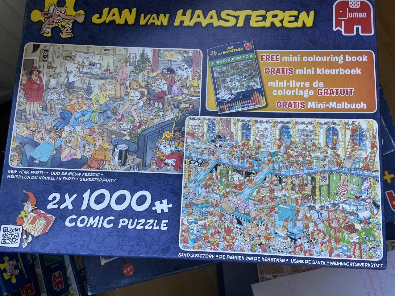 Veel Jan van Haasteren puzzels deel 3 Meerdere puzzels in 1 doos