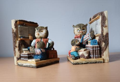 Set van 2 boekensteunen