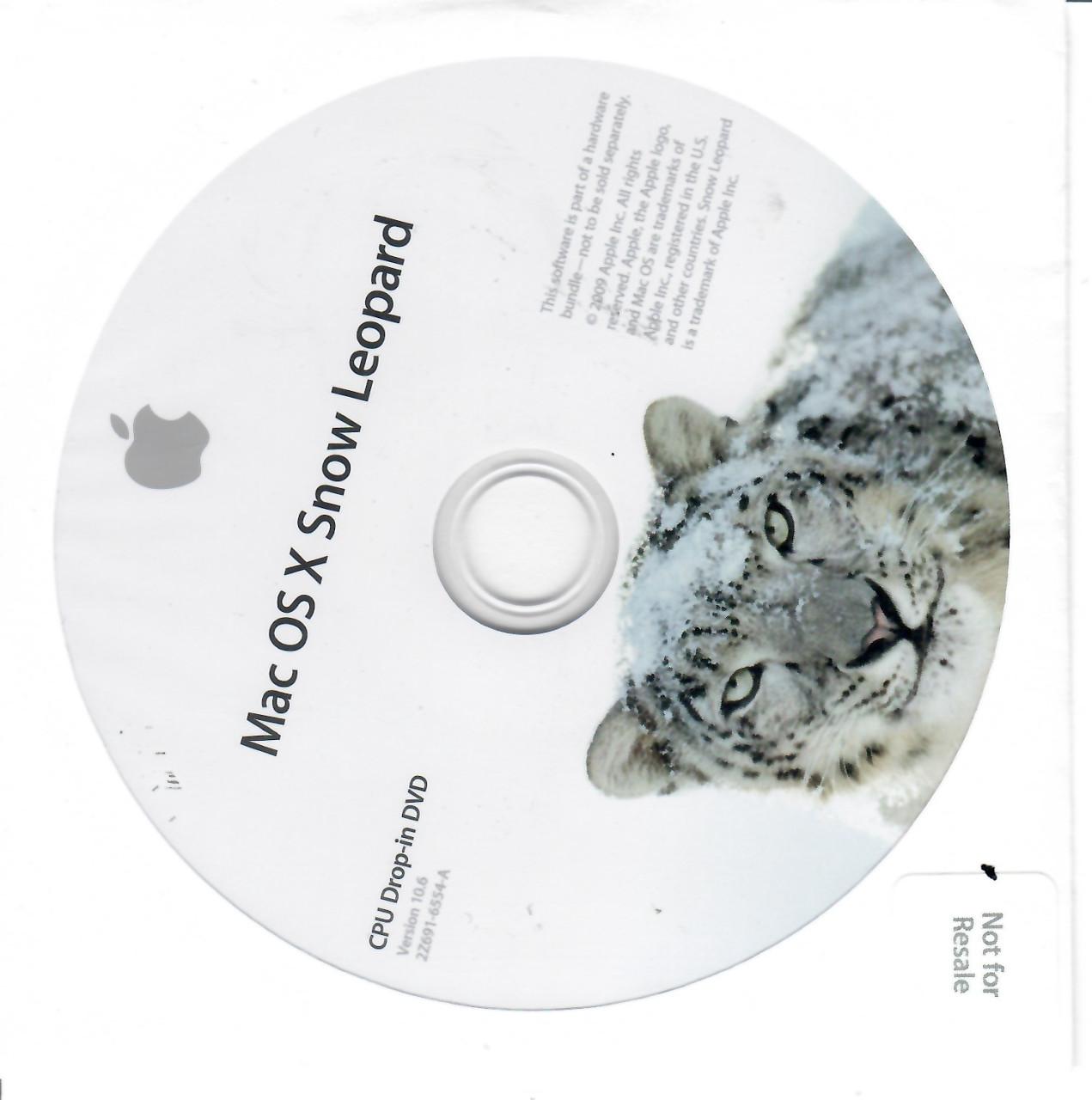 Originele apple dvdroms software