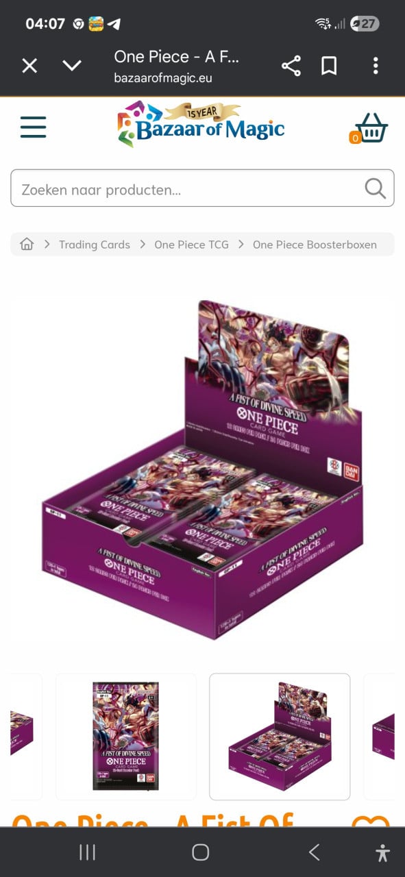 One piece kaarten