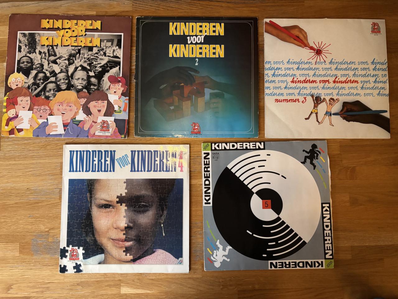 Kinderen voor Kinderen LP's 1 t/m 5 - Nostalgie!