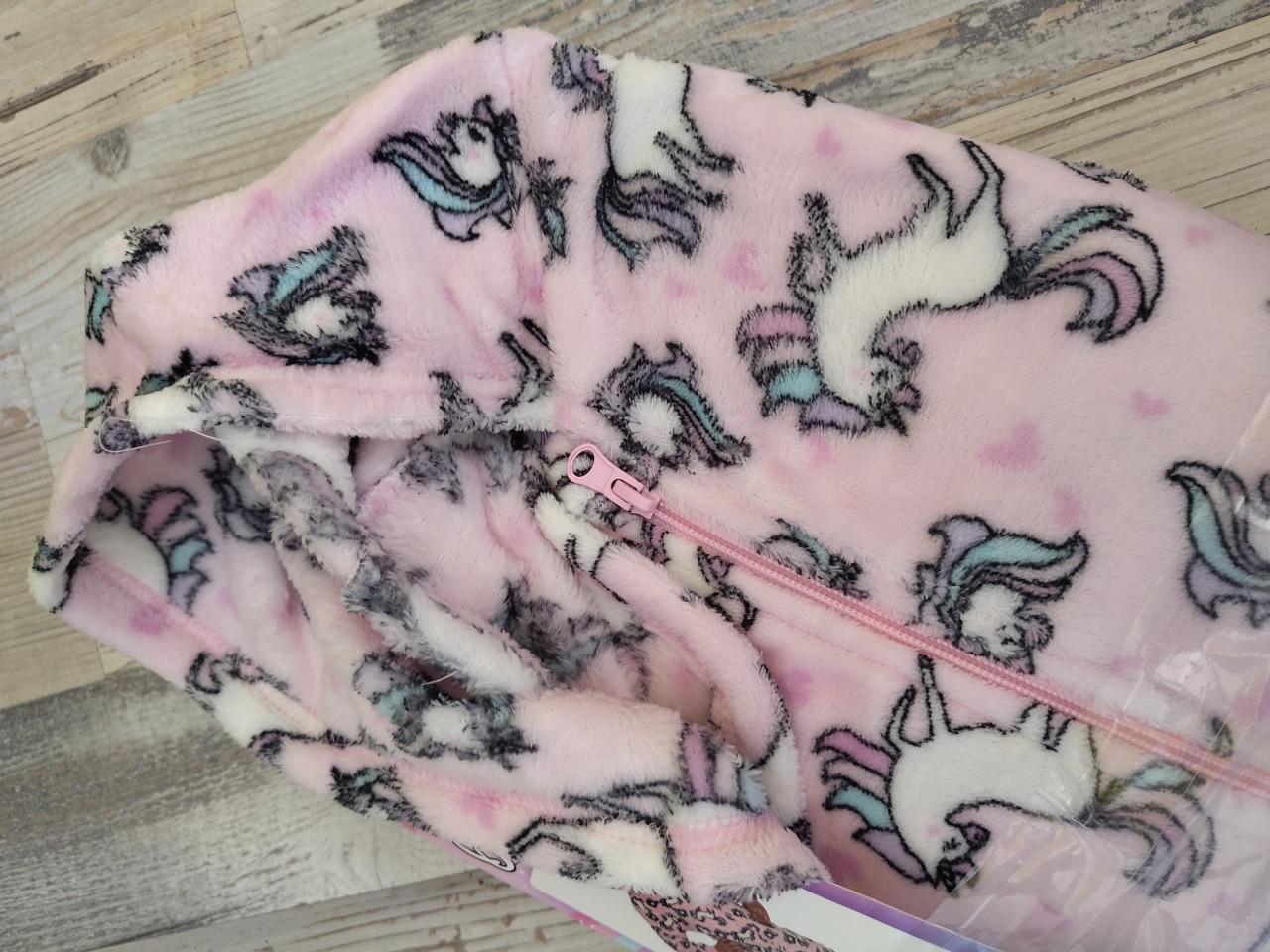 Onesie roze met eenhoorns