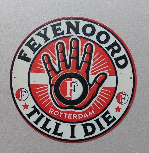 Voetbalclubs Decoratie Borden  NIEUW