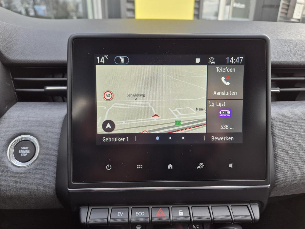 Renault Clio 1.6 e-tech full hybrid 145 evolution camera, navigatie, apple/