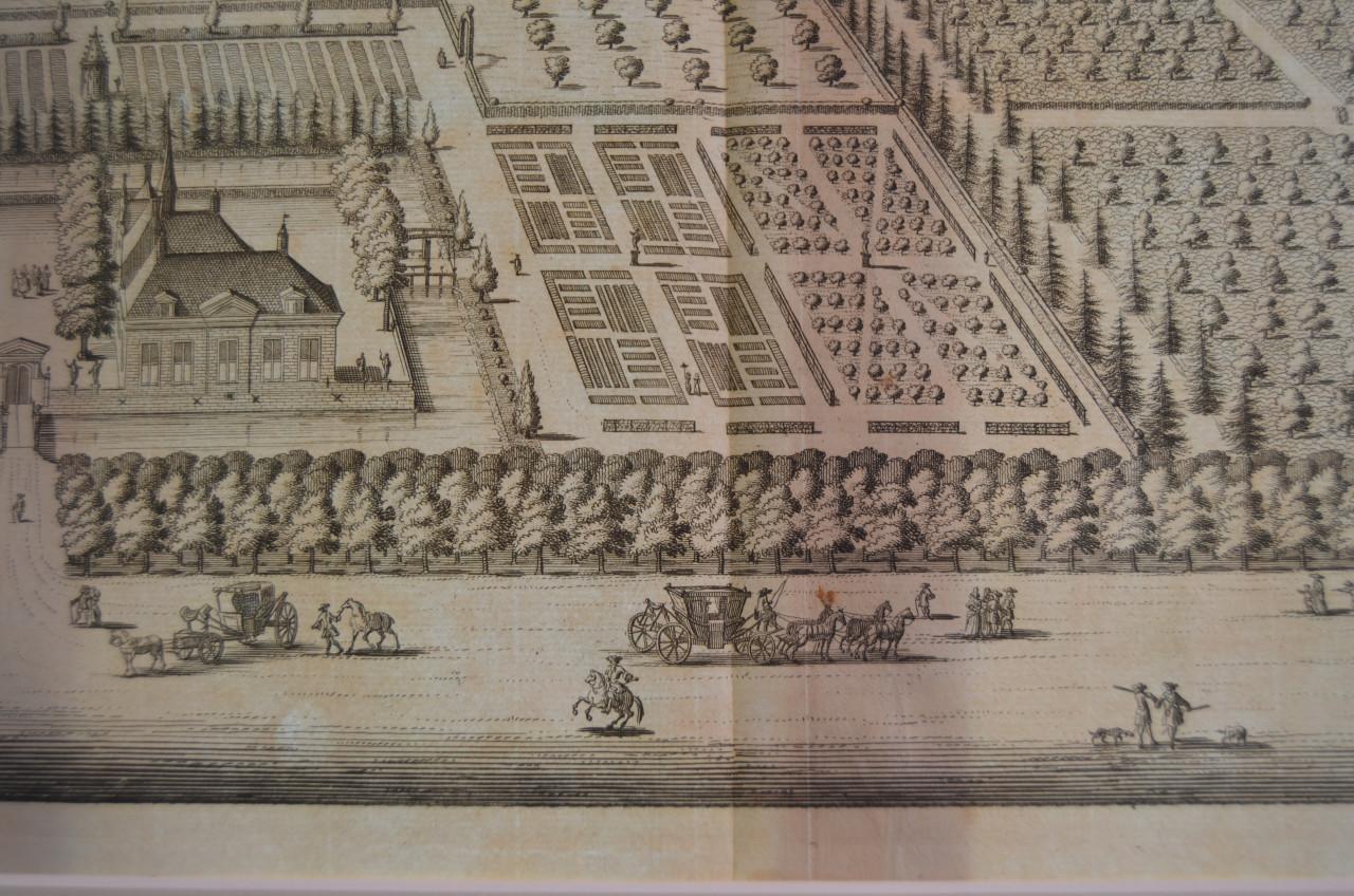Kopergravure 'T Huys te Watervliet' Heinkenszand Smallegange 1696
