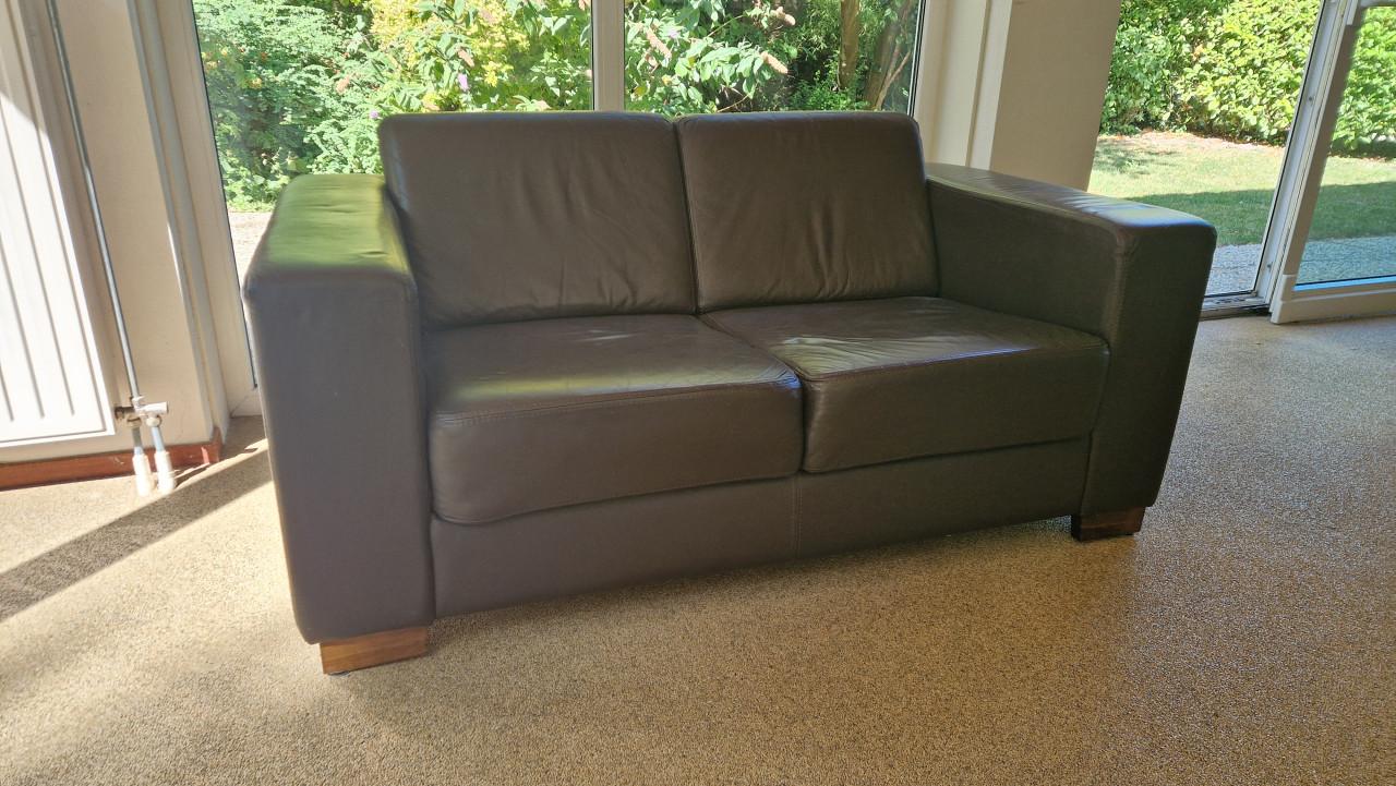 2-zits bank 160x90 kunstleer