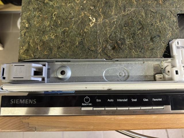 Siemens vaatwasser inbouw