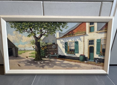 Schilderij Huibert Schallenberg te koop inclusief lijst