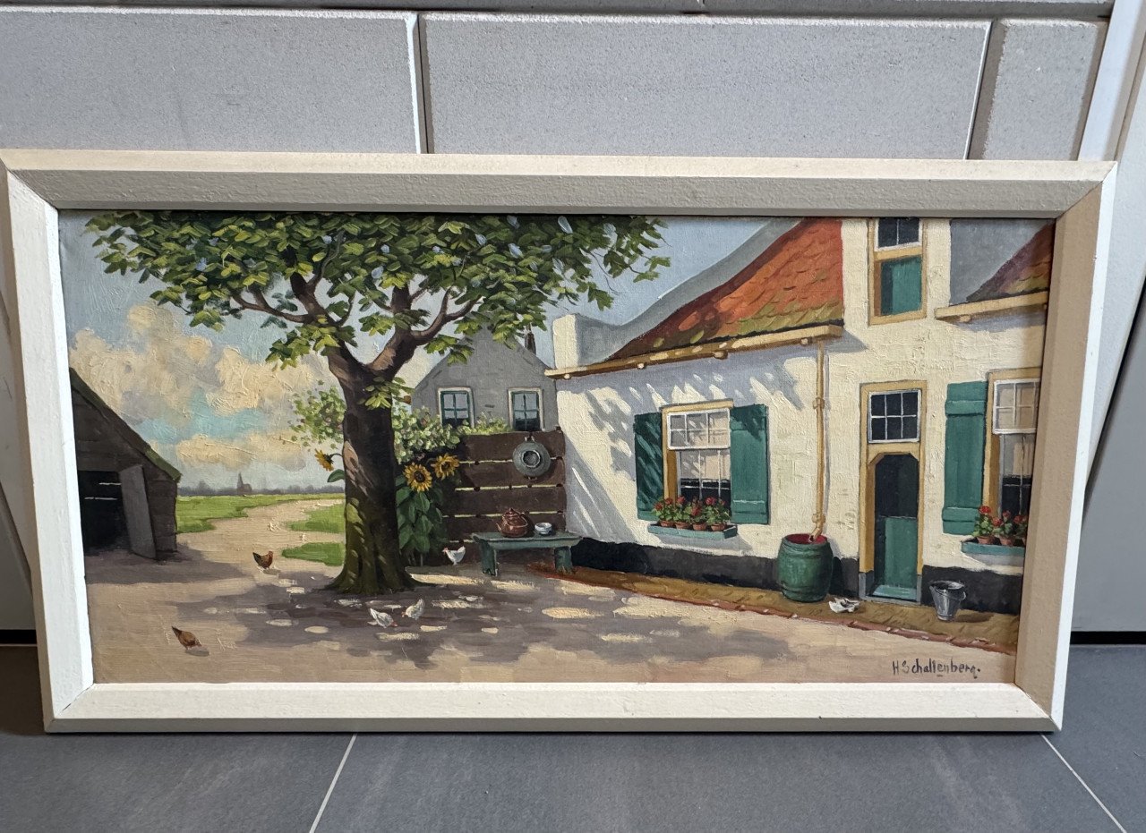 Schilderij Huibert Schallenberg te koop inclusief lijst