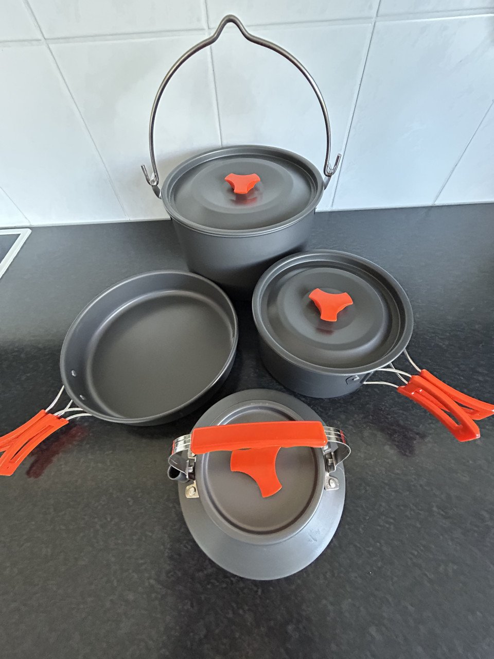 Camping pannenset.