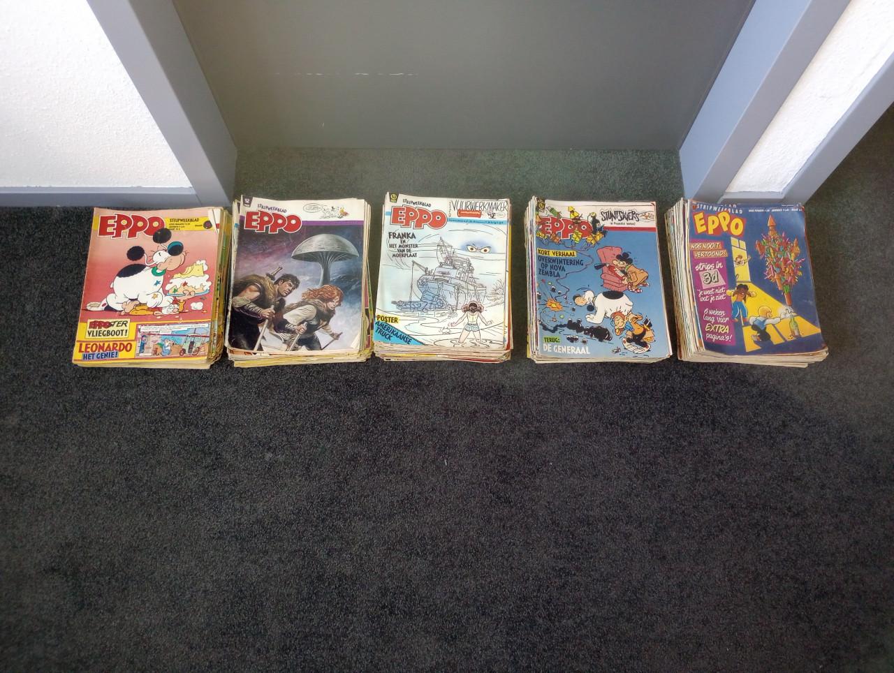 Eppo's jaargangen 1979, 1980, 1981, 1982 en 1983