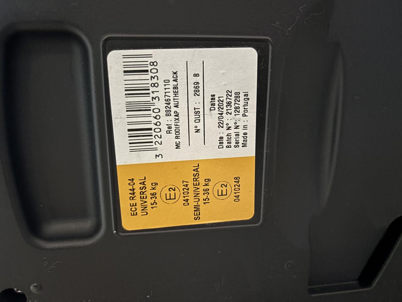 Maxi cosi autostoel met isofix