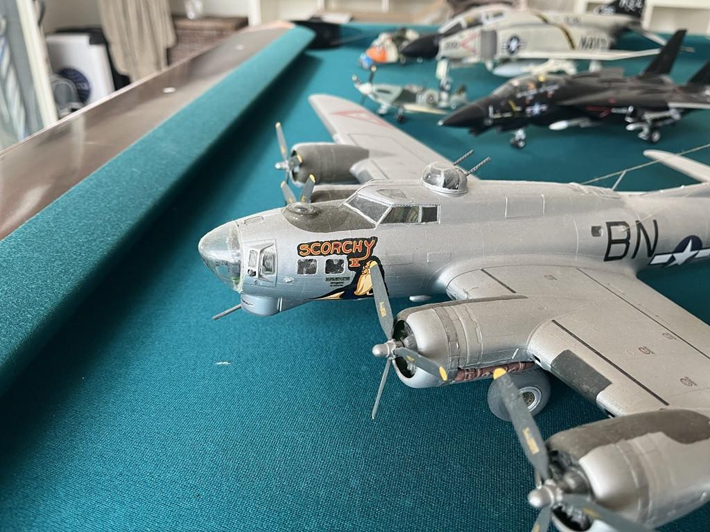 Verzameling vliegtuigmodellen