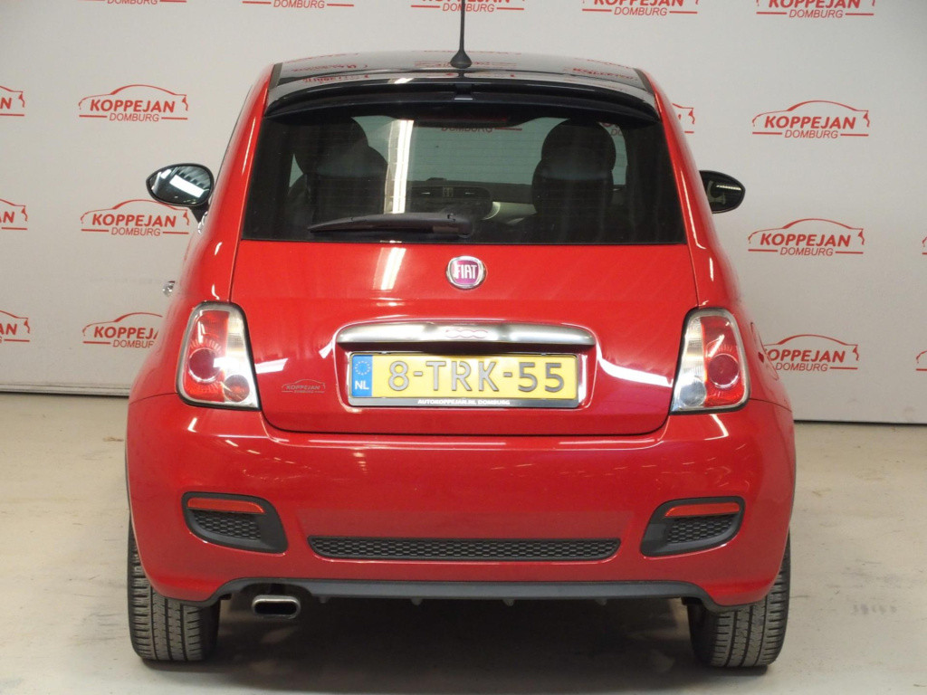 Fiat 500 0.9 twinair 500s, airco, zwart dak, all season, mist lampen
