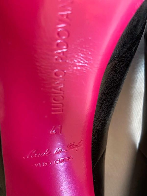 Luciano Padovan: Fraaie high heels zwart maat 41