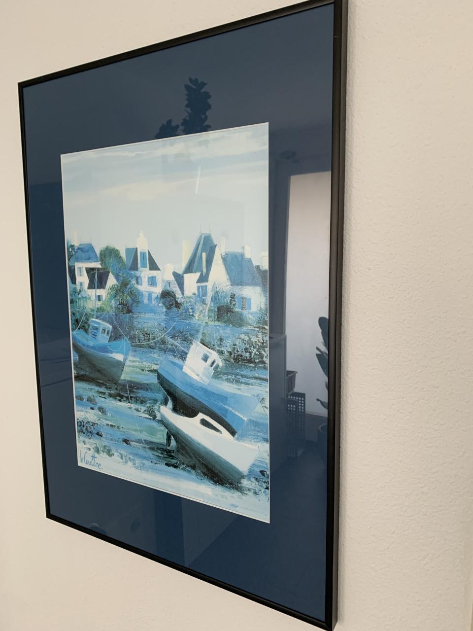 2 mooie Le Coultre schilderijen repro boot