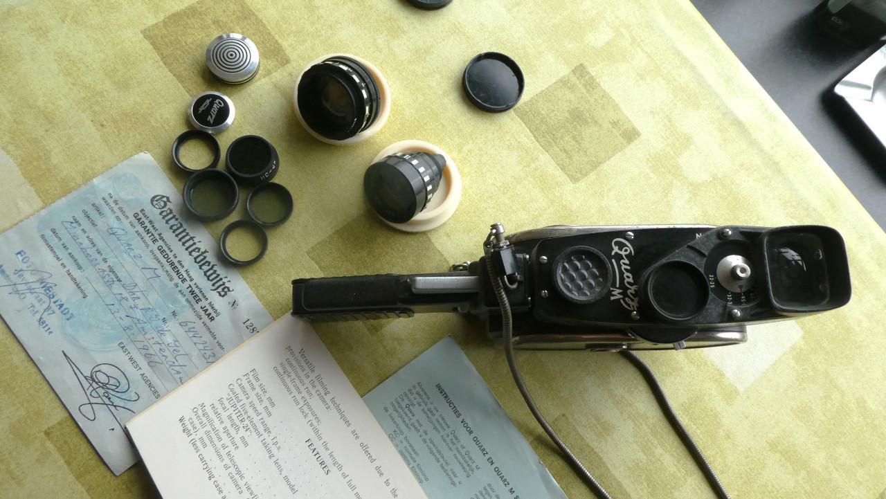 Vintage Analoge film camers merk Quarz