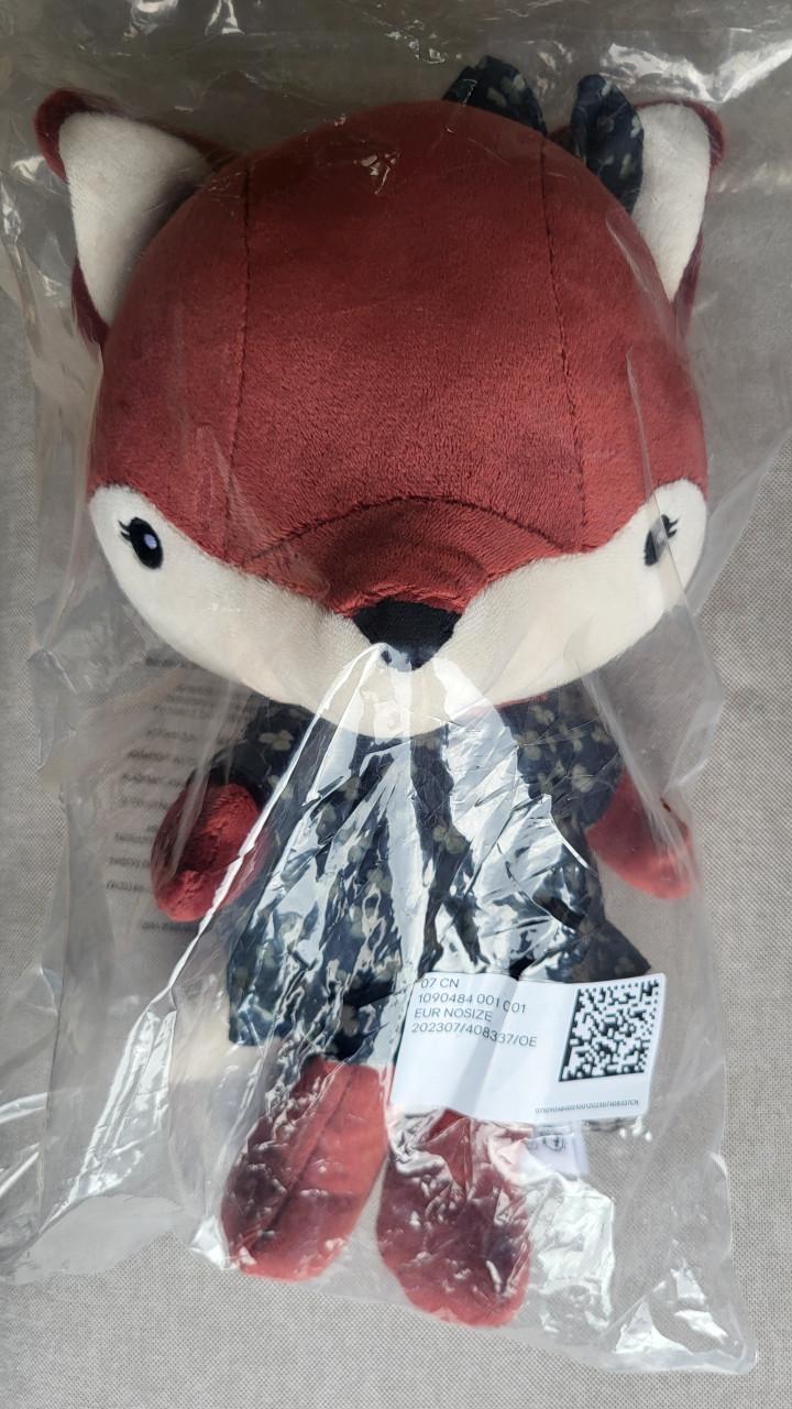 H&M Home knuffel vos met jurkje - NIEUW