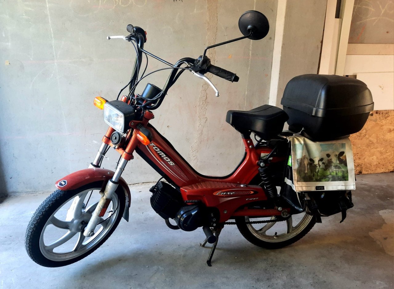 Tomos 25km luxe, kleur copper
