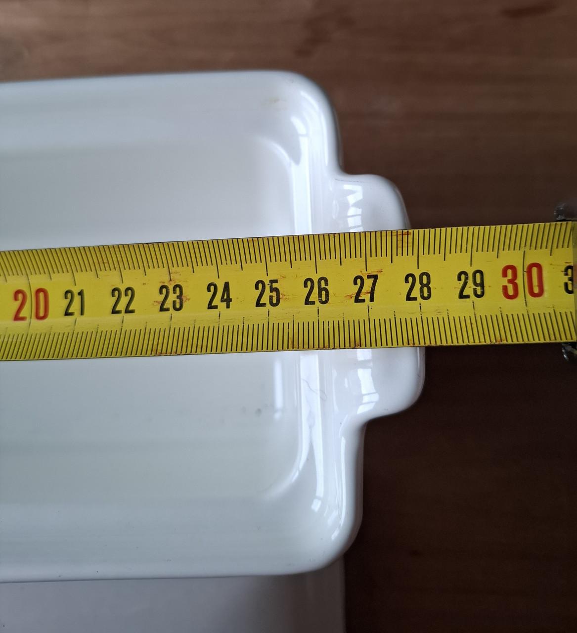 Le Creuset wit emaille terrine binnenmaat 26cm x 8cm