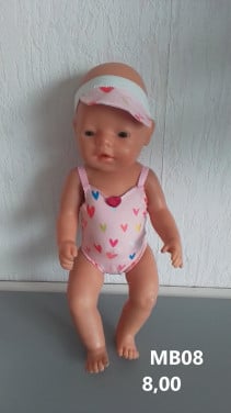 Baby born / babyborn set . Opbrengst KiKa. Poppenkleertjes.