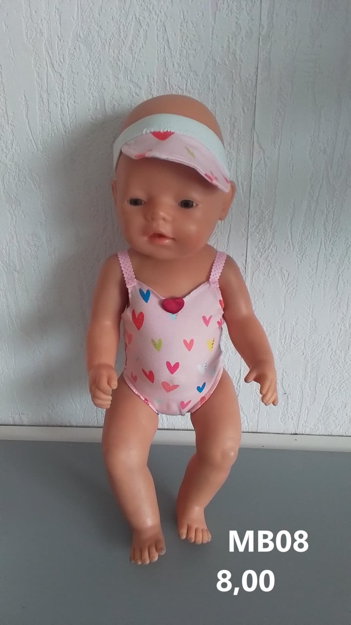 Baby born / babyborn set . Opbrengst KiKa. Poppenkleertjes.