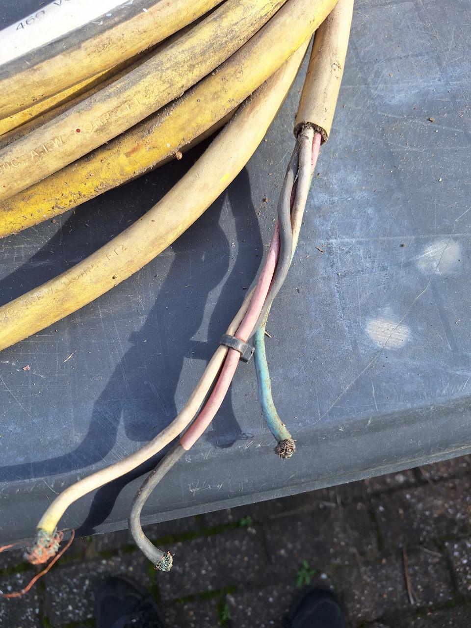 Kunststofkabel soepel 4 x 6mm2