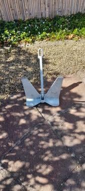 Gegalvaniseerd Danforth anker 8 Kg.