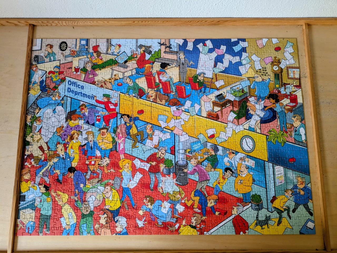 That's Life puzzel kantoor