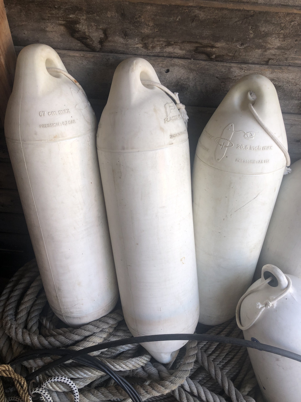 Fenders en touwen