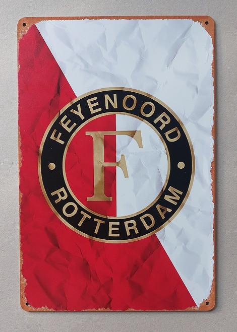 Feyenoord Metalen Bord