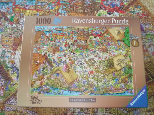 Te koop Complete grappige Time Travel puzzel Classical era 1000 Stukjes