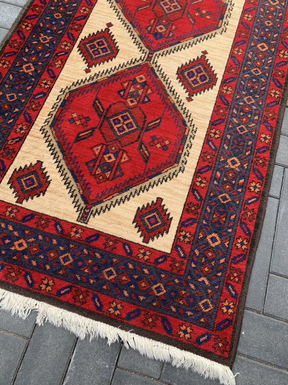 ❣️Prachtige Sfeervolle Handgeknoopte Vintage Loper❣️