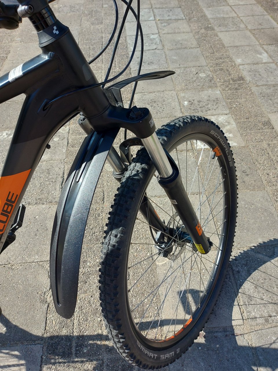 Cube aim pro mountainbike black/orange 2020