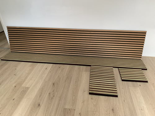 Lattenwand panelen.