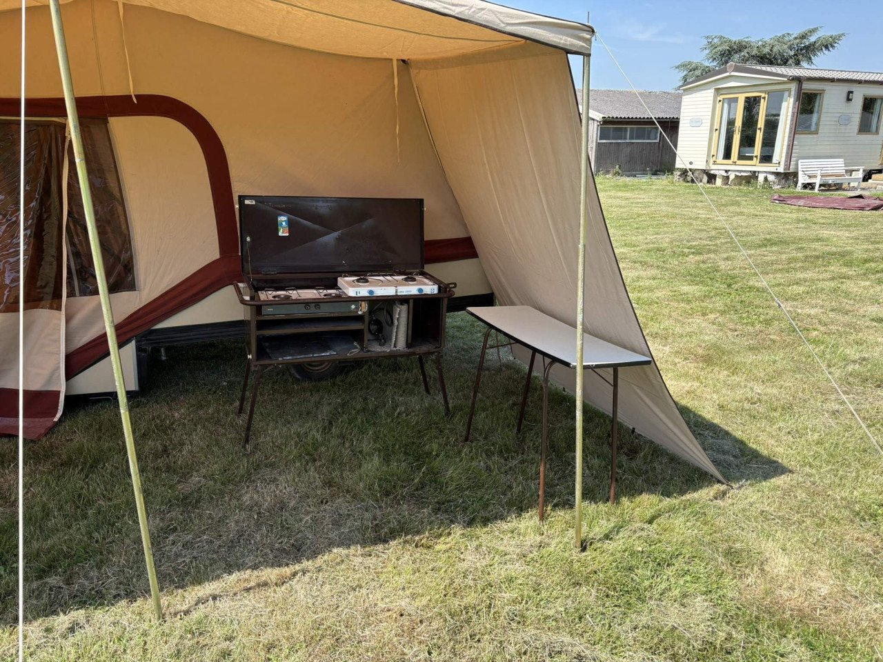 Vintage vouwwagen CombiCamp Easy