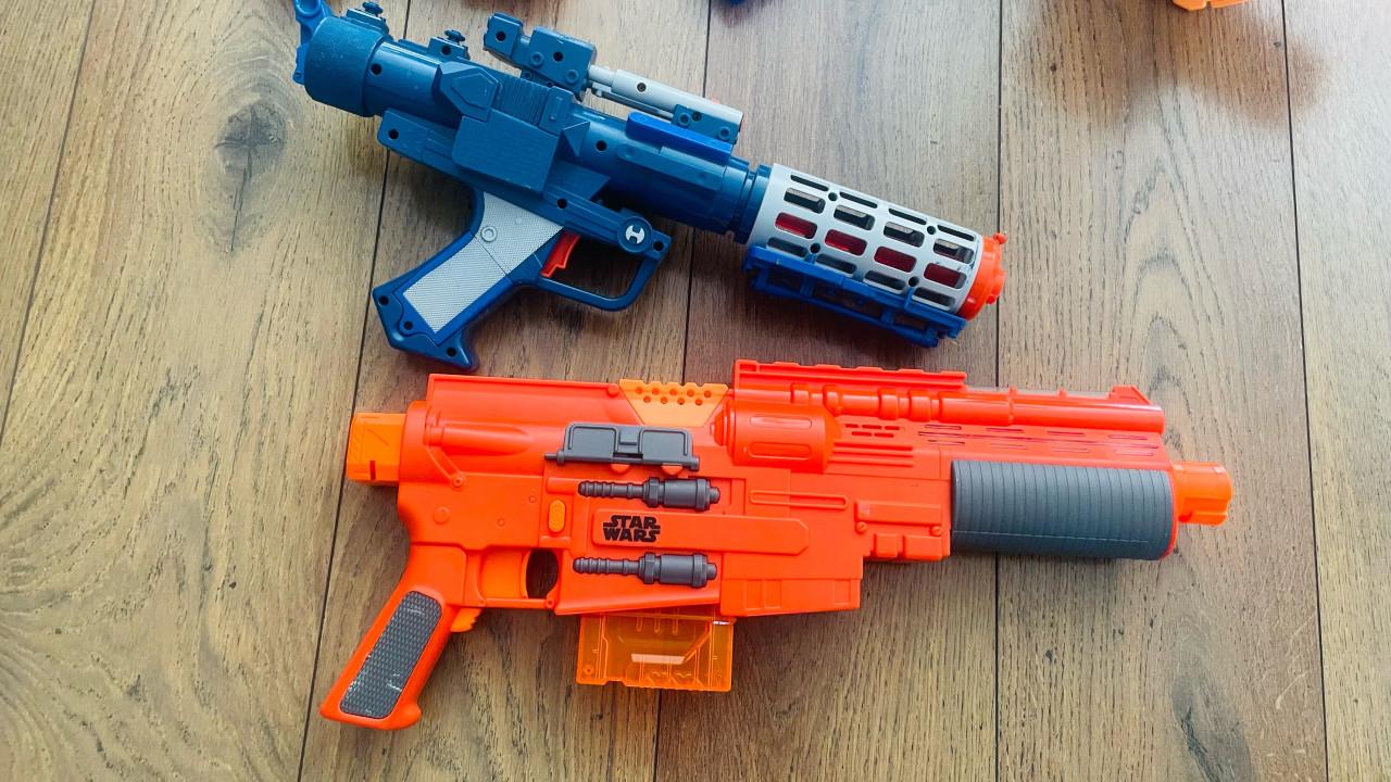 NERF speelgoed pistolen alles in een koop