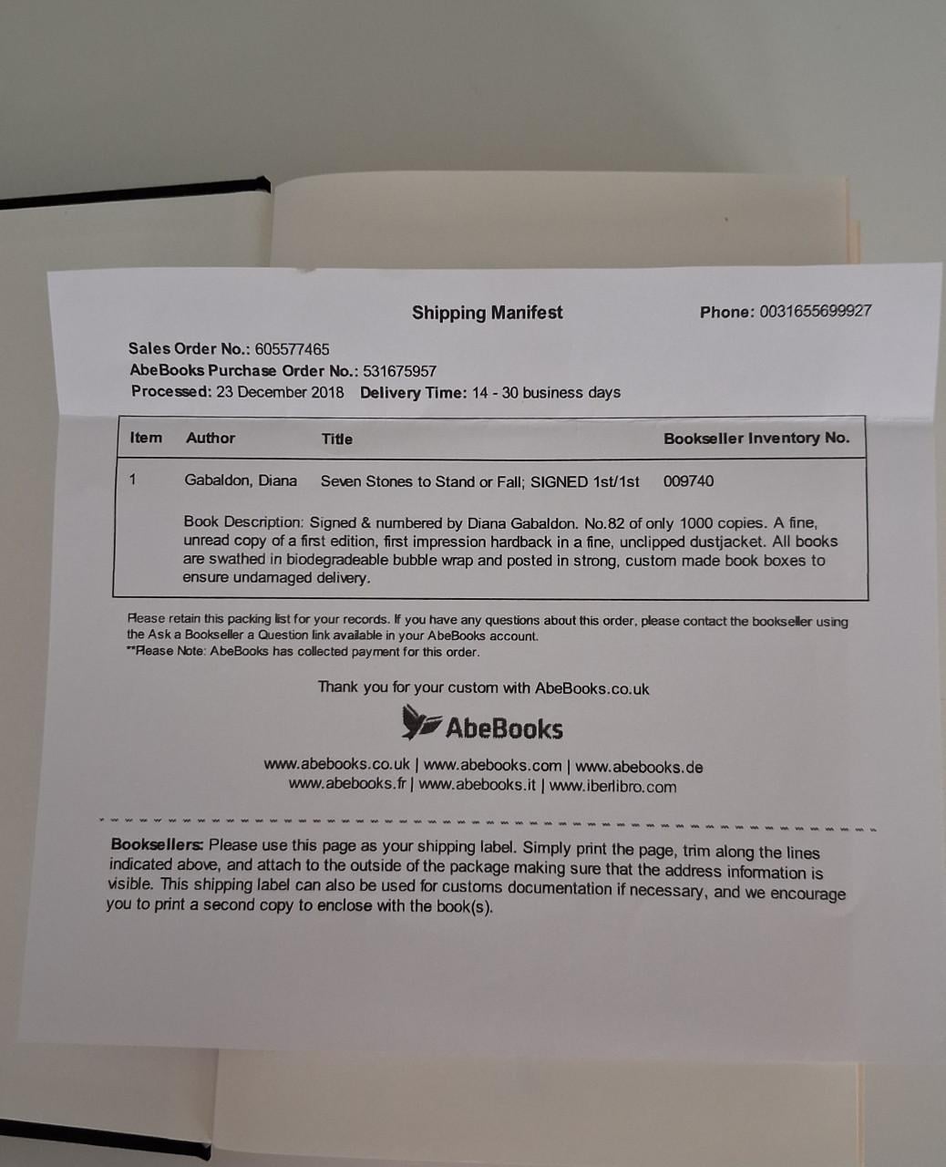 Seven Stones. Uit de Outlander serie