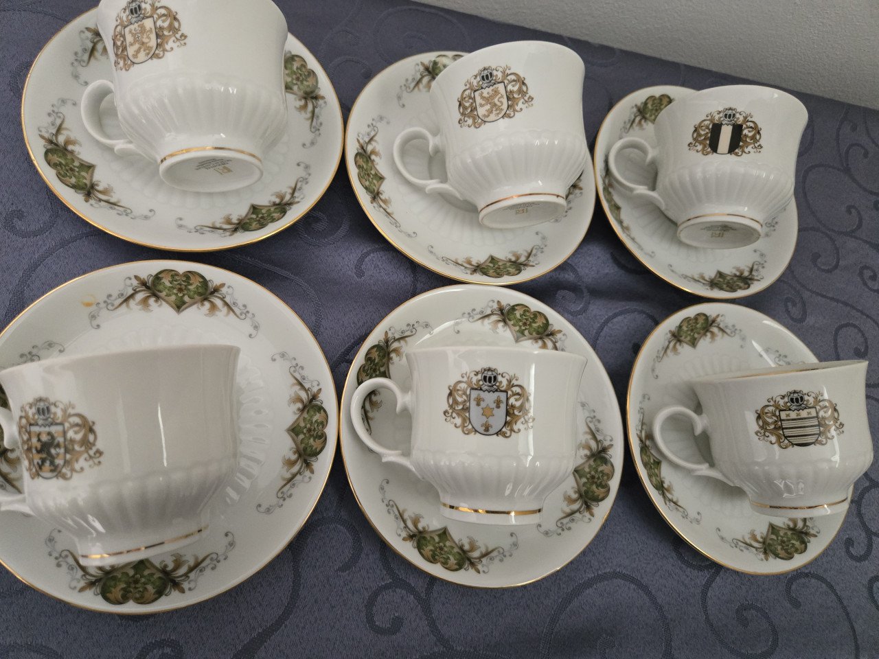 6x kop en schotel original dutch castles Bavaria Mitterreich