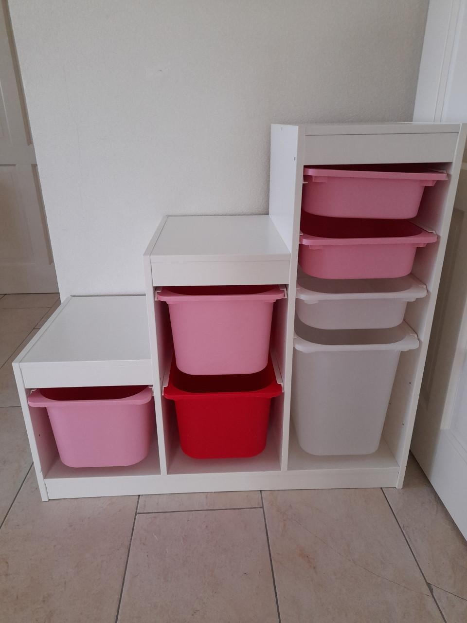 Trofast kast / Opbergcombinatie met bakken, 99x44x94  (i.g.st.)