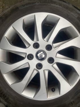 Originele Seat leon (2014) lichtmetalen velgen, zomerbanden