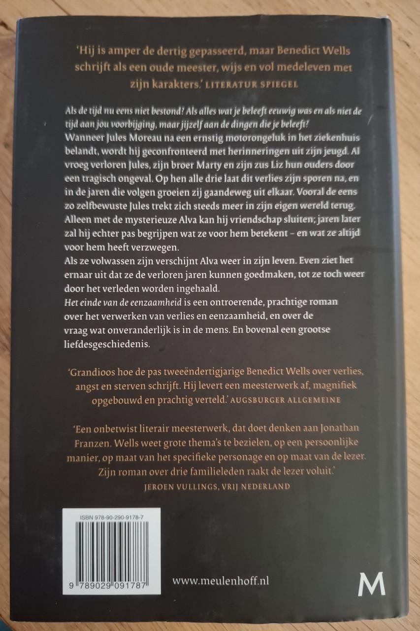 Het einde van de eenzaamheid, door Benedict Wells