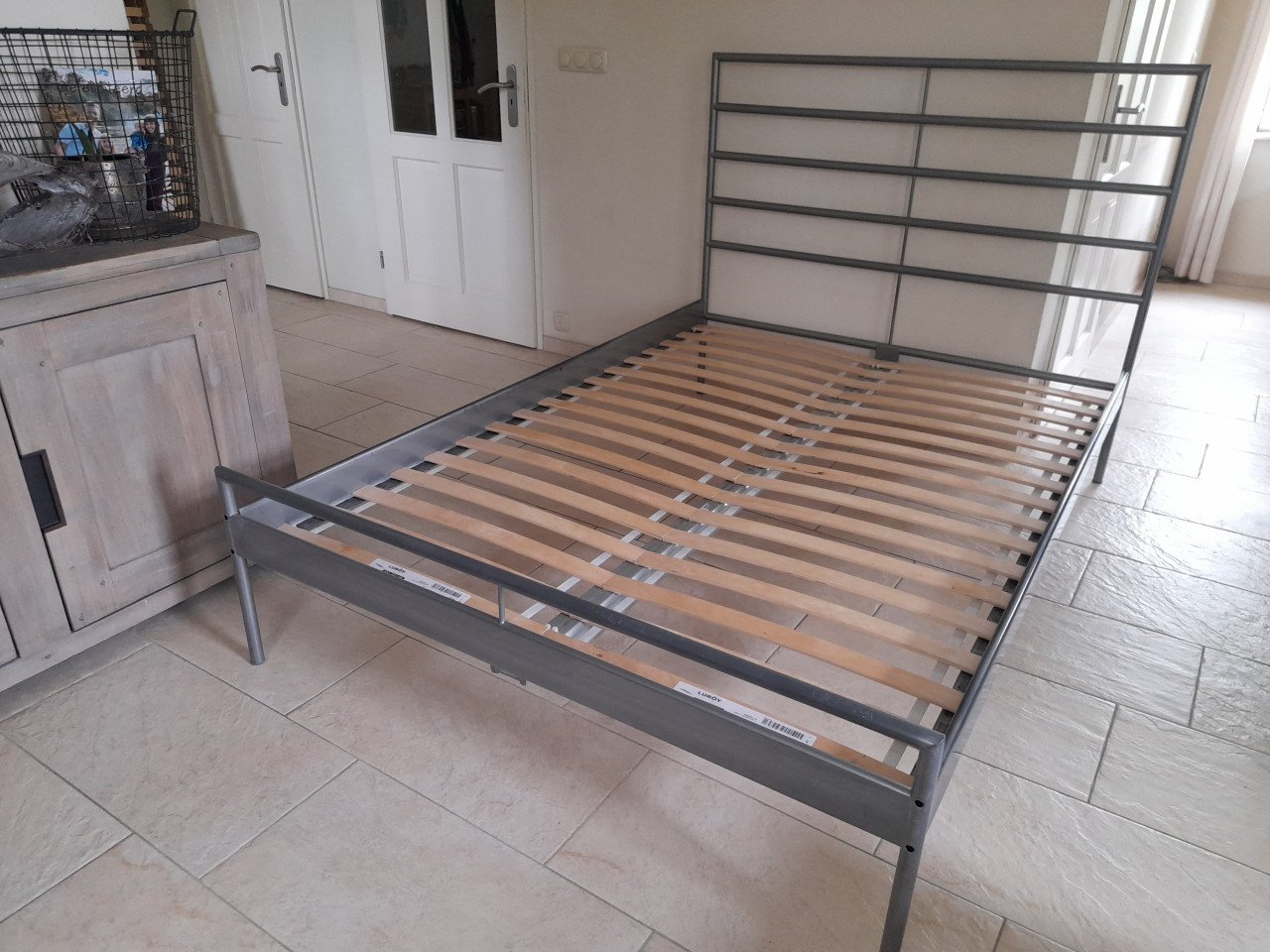 Metalen 2 persoons bed (140 x 200 )
