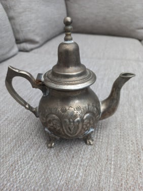 Zilver Marokkaanse theepot