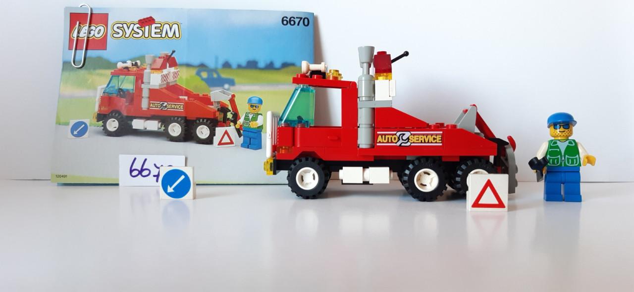 Lego 6670: autoservice / sleepwagen